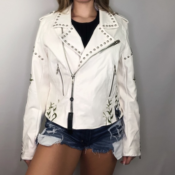 Blanknyc Jackets & Blazers - Blanknyc Rare Studded Embroidered Jacket Moto